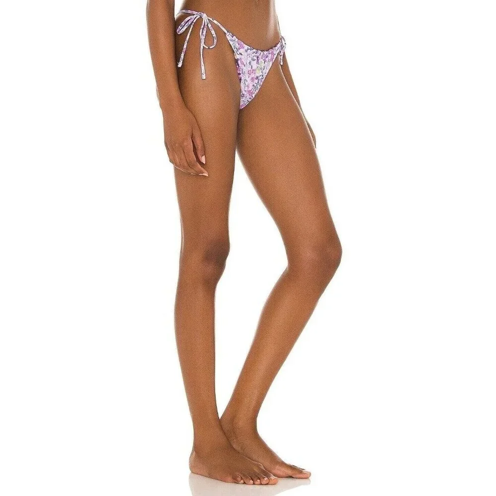 LoveShackFancy Bikini Bottom XL Sunny Meadow Cheeky Tie Side Cheeky Reversible